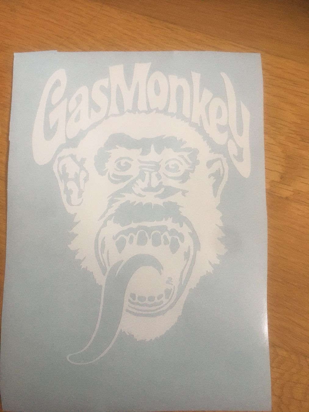 Aufkleber: Gas Monkey Aufkleber in weiss – Neu und originalverpackt aus Regensdorf von Mischa88