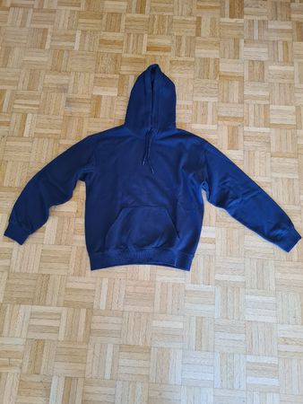 H&M Kapuzenpullover dunkelblau Relaxed Fit Grösse XS