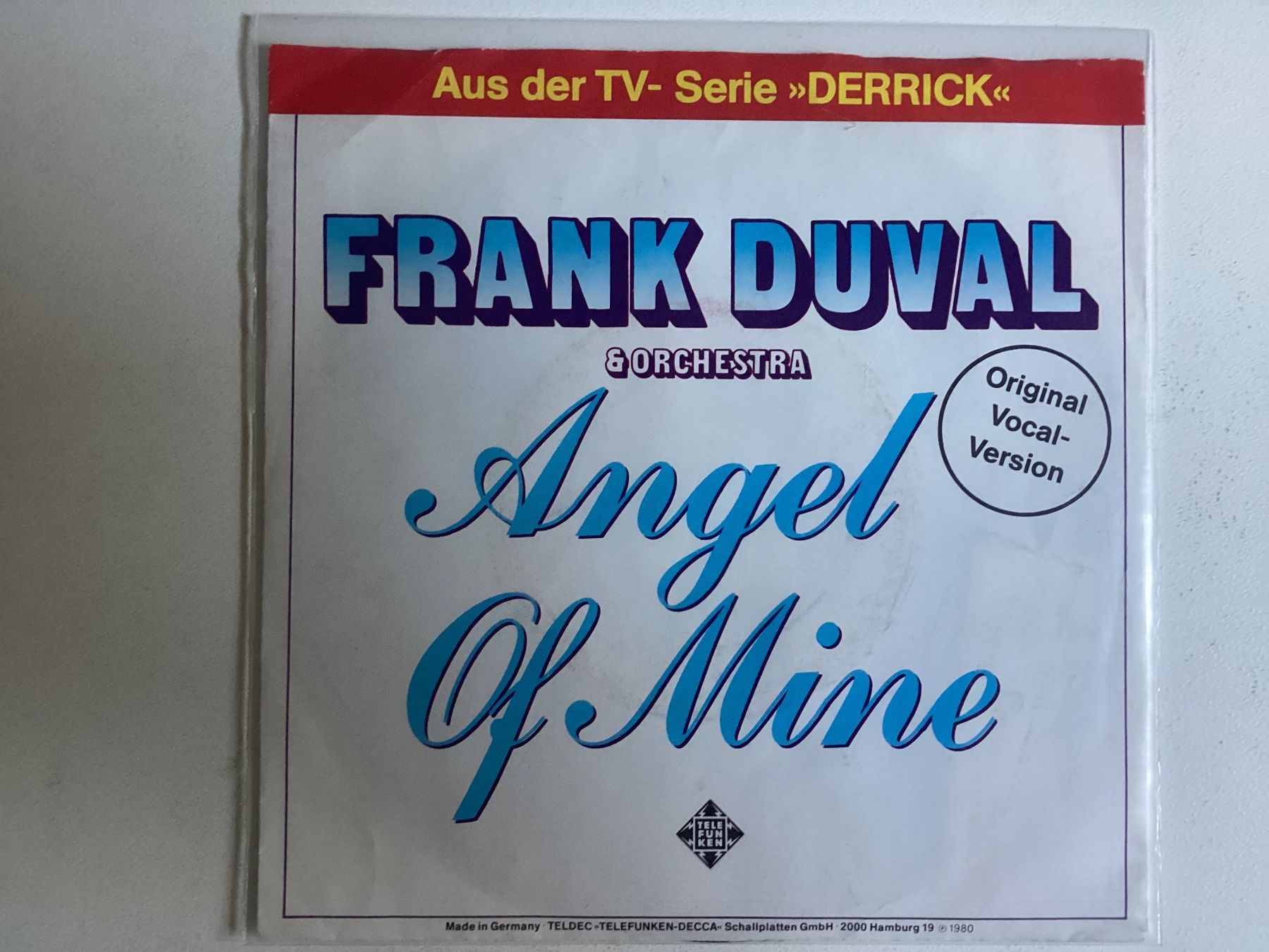 Dischi in vinile: Frank Duval Single - Angel Of Mine – Usato da Gutenswil venduto da Hamzian