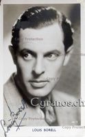 Louis Borell (1905-1973) Schauspieler - Autogramm
