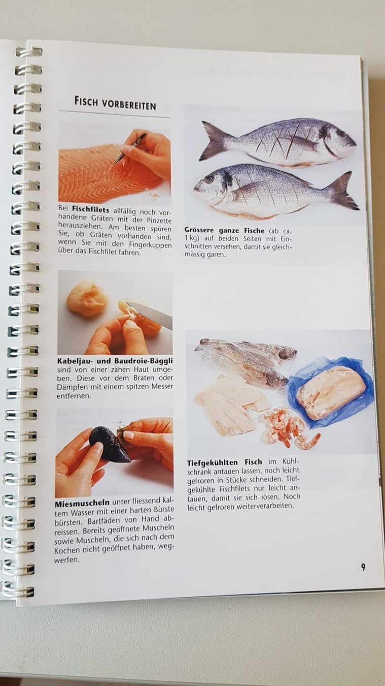 Libri: Fisch Kochbuch Saison Küche Muscheln – Usato da Spiegel b. Bern venduto da Gudi8 7