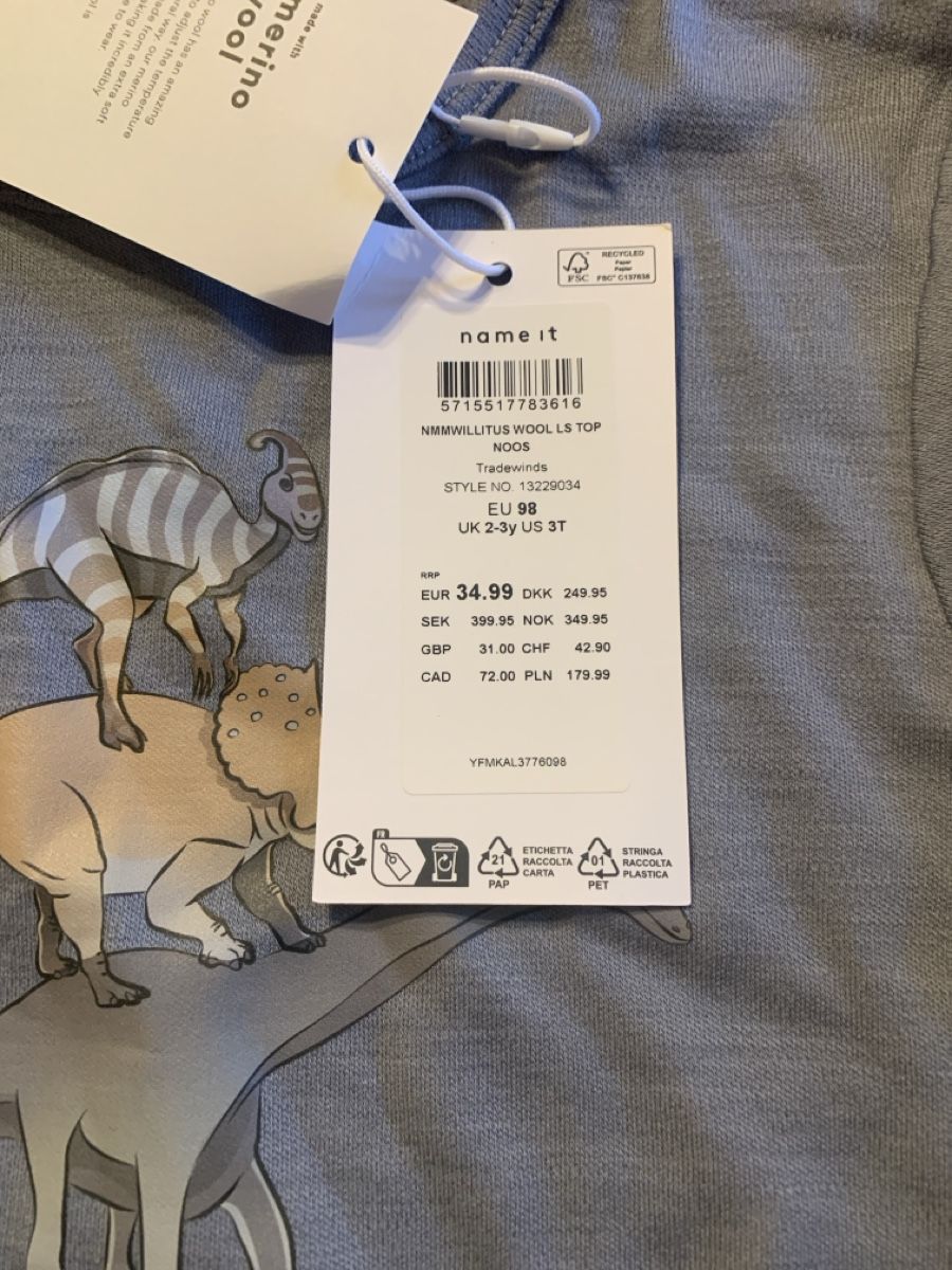 Maglioni & Felpe: Neu Merino Pullover gr. 98 – Nuovo e nell'imballaggio originale da Attelwil venduto da TaraLee 1