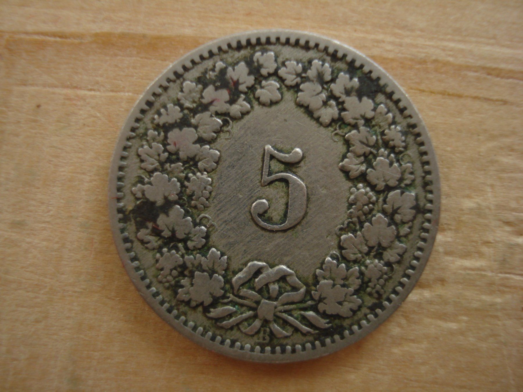 Tutti le monete: (S1) 5 Rappen 1887 – Usato da Erlach venduto da Net-Coins 1
