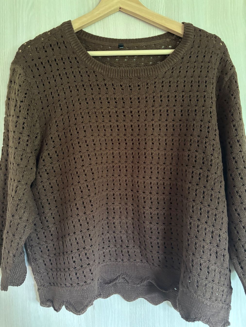 Maglioni & Felpe: Schöner, leichter Sommer-Pullover in Braun, ca. Grösse M – Usato da Wald AR venduto da bertli00