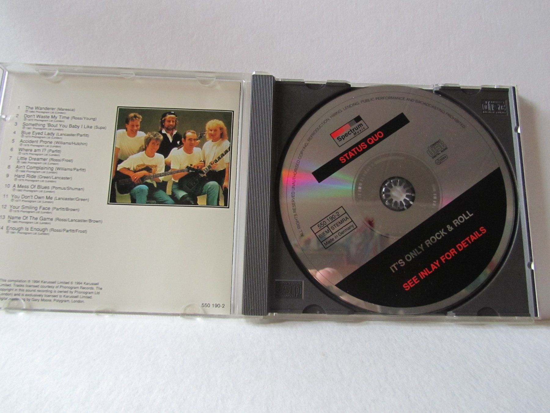 CD: CD Status Quo, It's only rock'n'roll – Usato da Weiningen ZH venduto da dietsch57 2