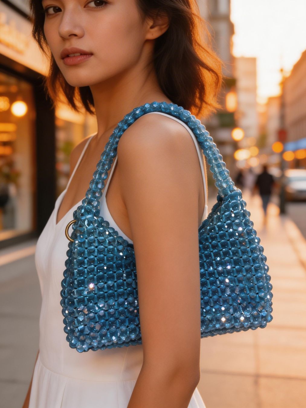 Taschen für Damen: Wunderschöne elegante Handtasche aus Kristallperlen – Neu und originalverpackt aus canobbio von barbarb 9