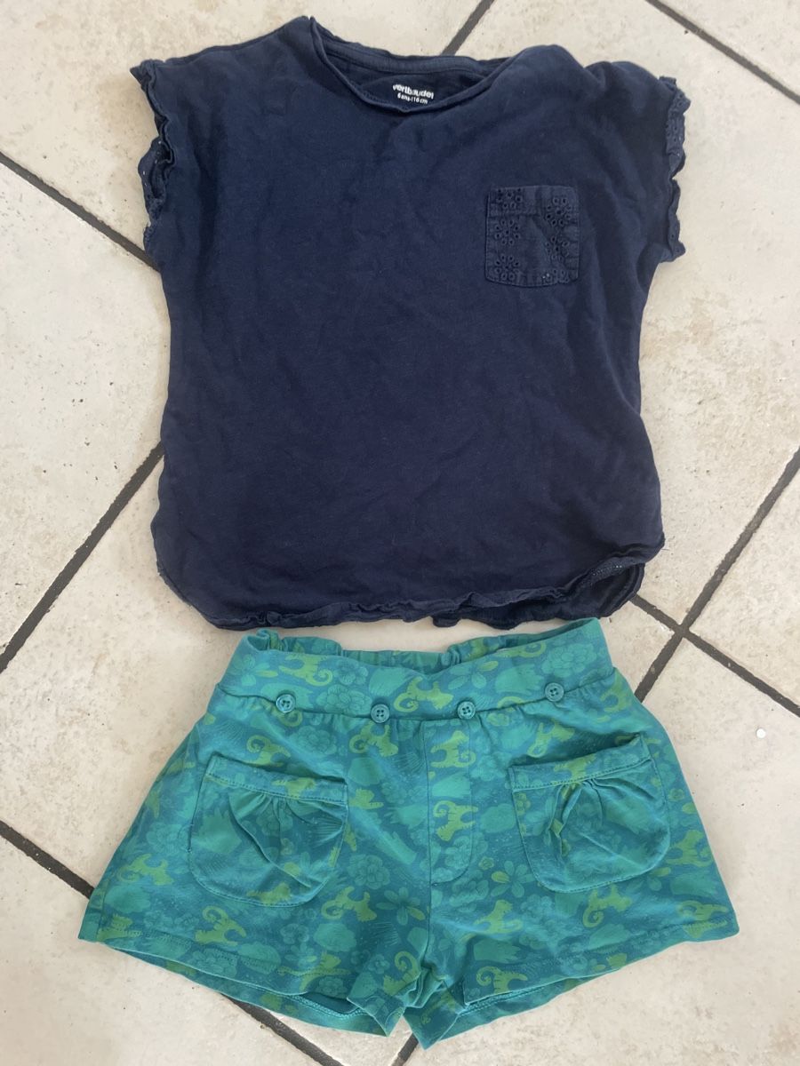 Vertbaudet Kleiderpakete & -sets: Vertbaudet Sommer Set, Grösse 116, Top Zustand! – Gebraucht aus Obergerlafingen von cabo4