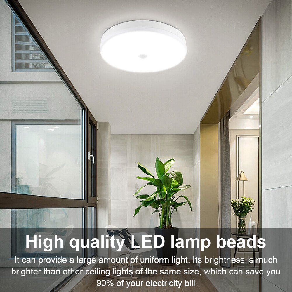 Kronleuchter & Deckenlampen: 12W LED Panel Deckenleuchte SensorLampe PIR Sensor – Neu (gemäss Beschreibung) aus Buchs SG von myeasyshop_buchs 3