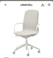 IKEA LÅNGFJÄLL Drehstuhl, grau/weiss, Top Zustand!