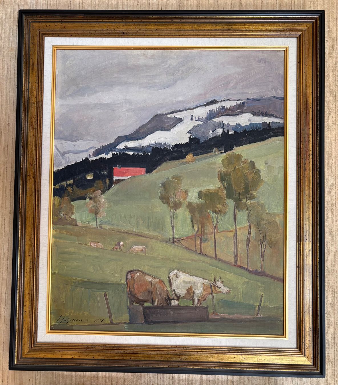 Dipinti: Tableau Louis Henri Salzmann 1934 – Usato da Chénens venduto da elomedc