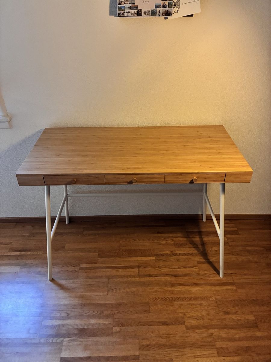 Ikea Schreibtische: IKEA desk LILLÅSEN, bamboo – Gebraucht aus Zürich von wal_sr25 1