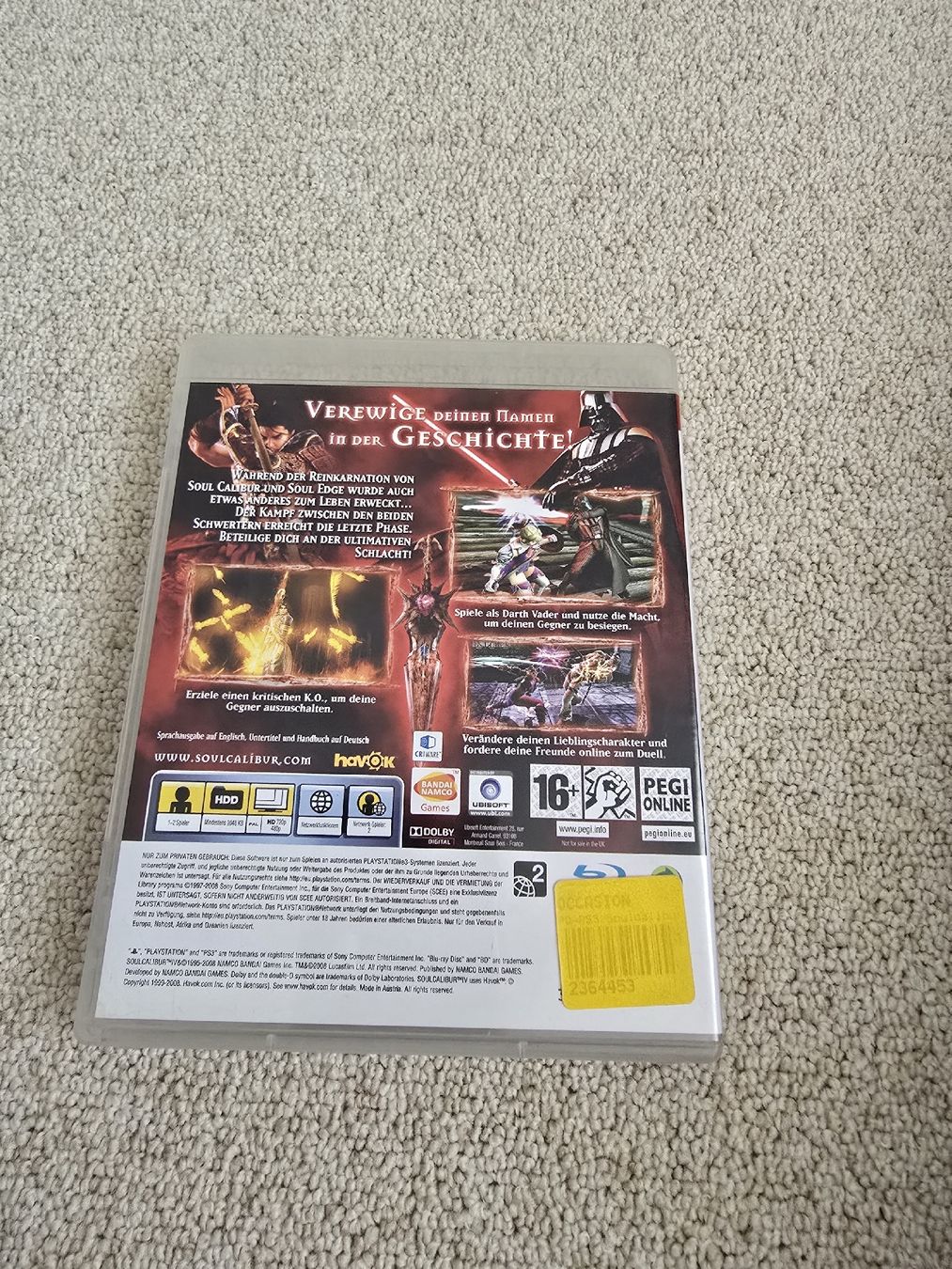 Sony Spiele: Soul Calibur IV - PS3 - Top Zustand – Gebraucht aus Zürich von nav_ack0 1