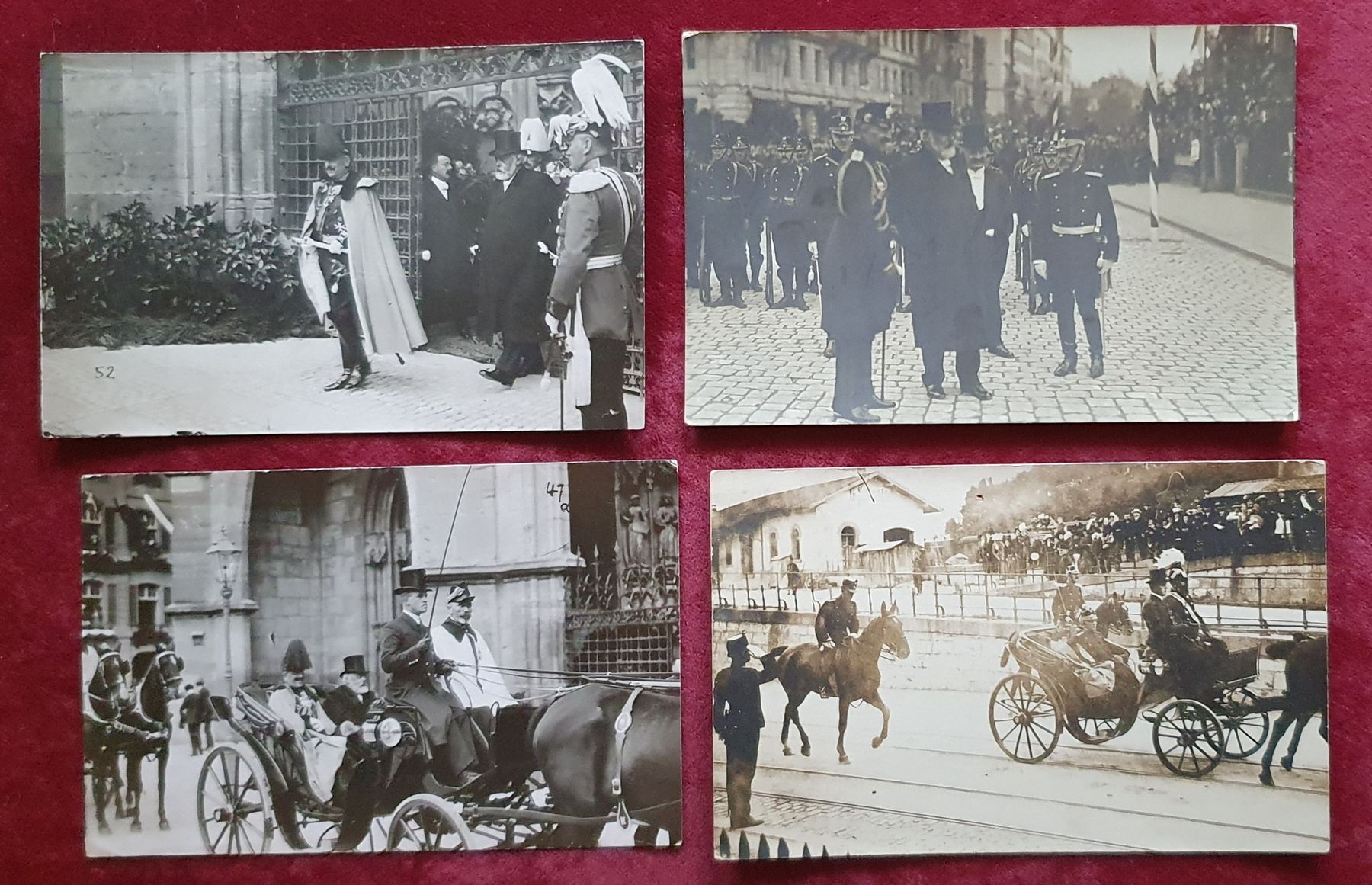 Cartoline postali: 4 Ansichtskarten, Kaiser Wilhelm II – Usato da Kreuzlingen venduto da Rschweiz1