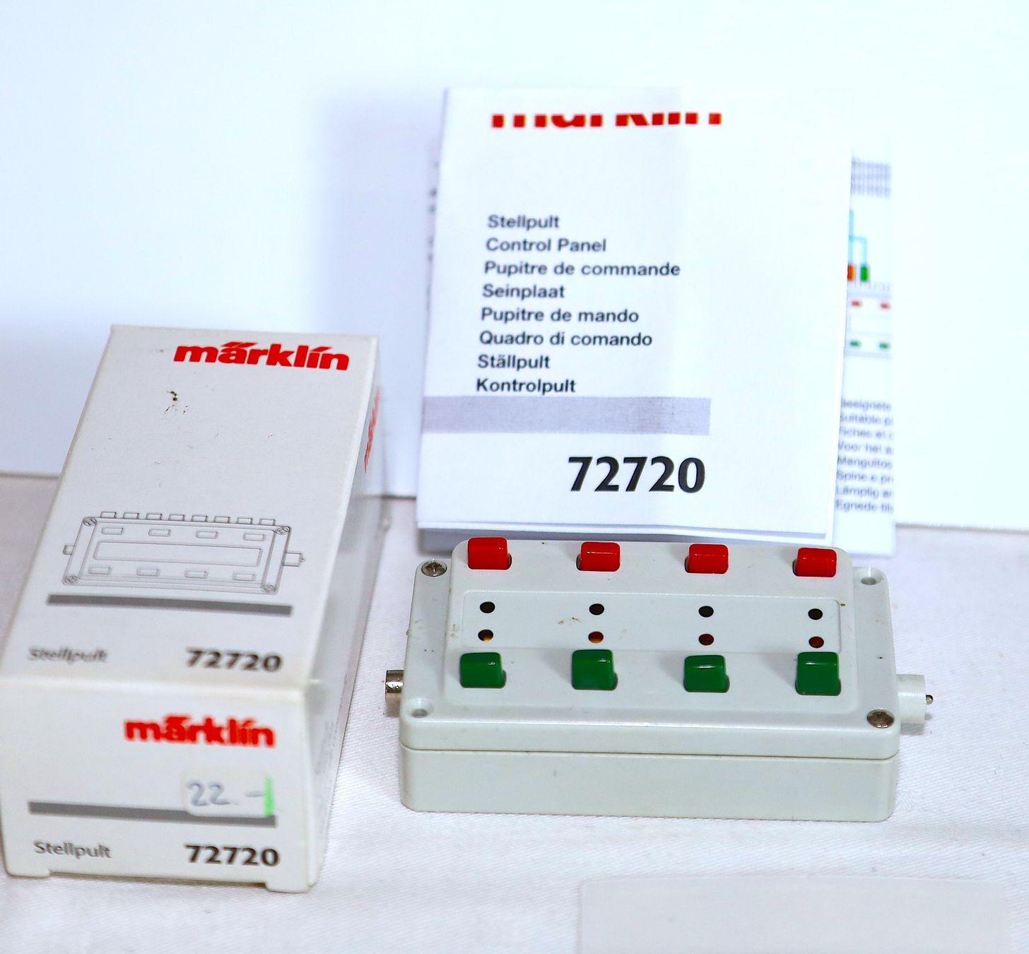 Märklin Modellini di ferrovie: Märklin 72720 Stellpult – Nuovo (secondo la descrizione) da Ipsach venduto da locky55