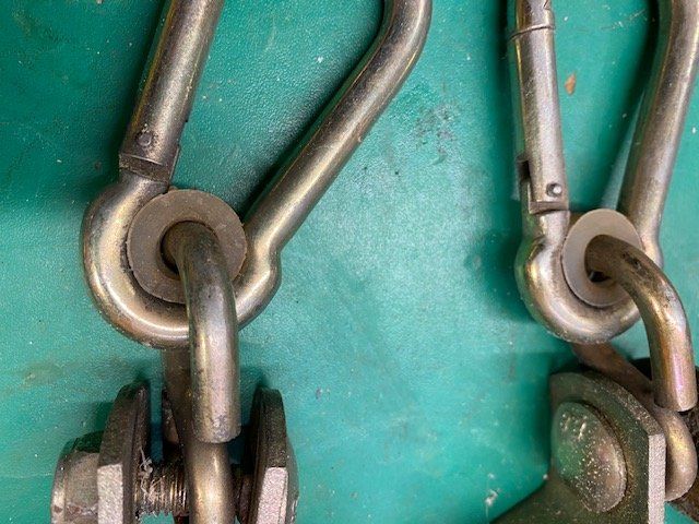 OTOTEC Edelstahl-Sicherheitskabel 4mm - 2er Set Mit Doppelschlaufen, 168kg Tragkraft Für Outdoor & Reisen