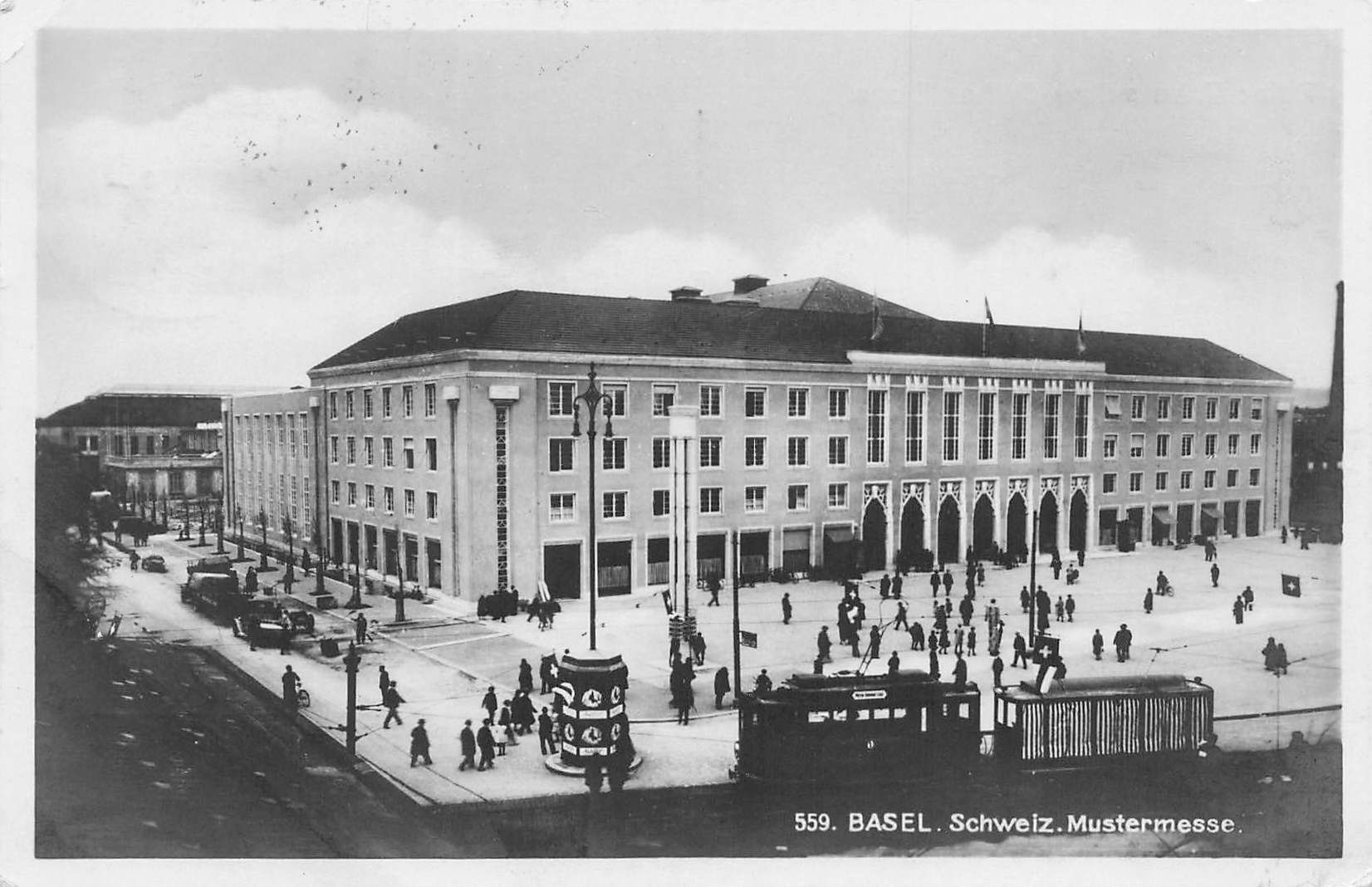 Cartoline postali: Basel BS Tram Straßenbahn Bahnhof – Usato da Biasca venduto da Blenio71