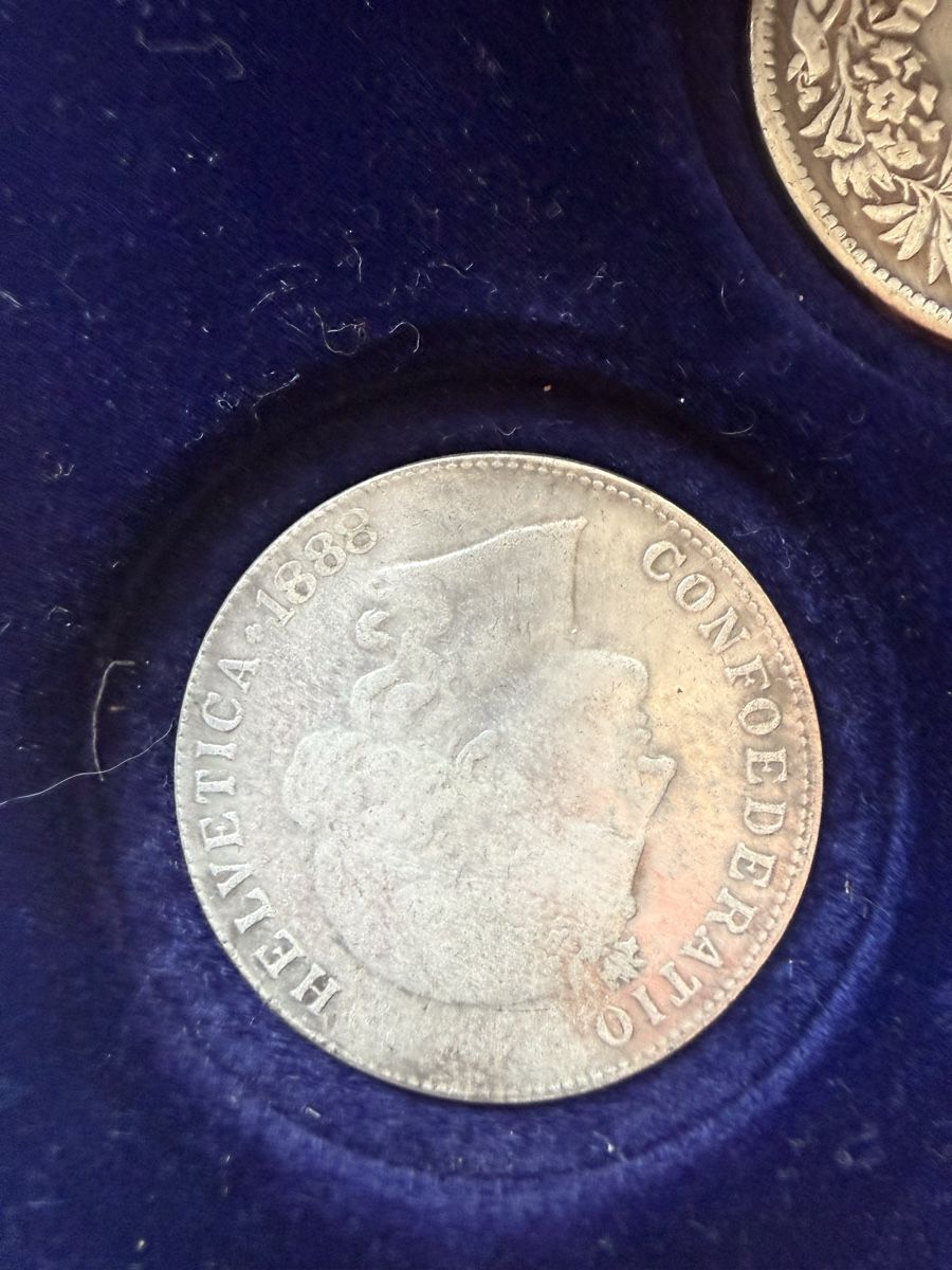 Tutti le monete: 5chf aus alter zeit Antik 1888-1969 Silber – Usato da Wynau venduto da Ziegler_Secondhand 2