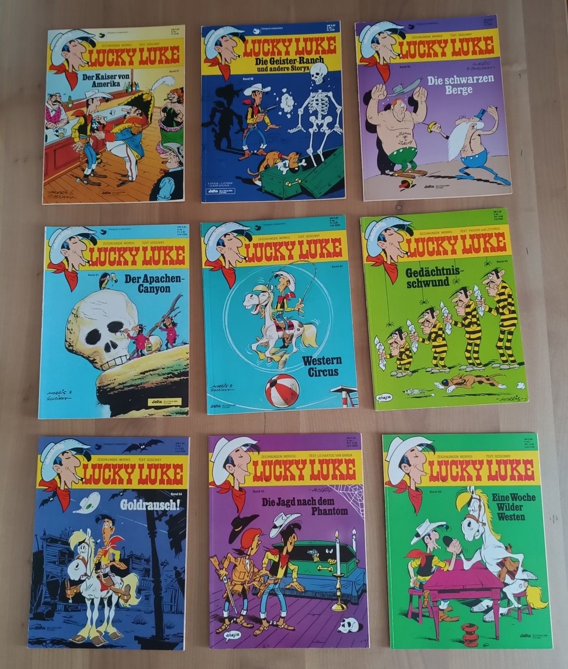 Comics: Lucky Luke 9 Hefte 57-66 – Gebraucht aus Läufelfingen von papagena02