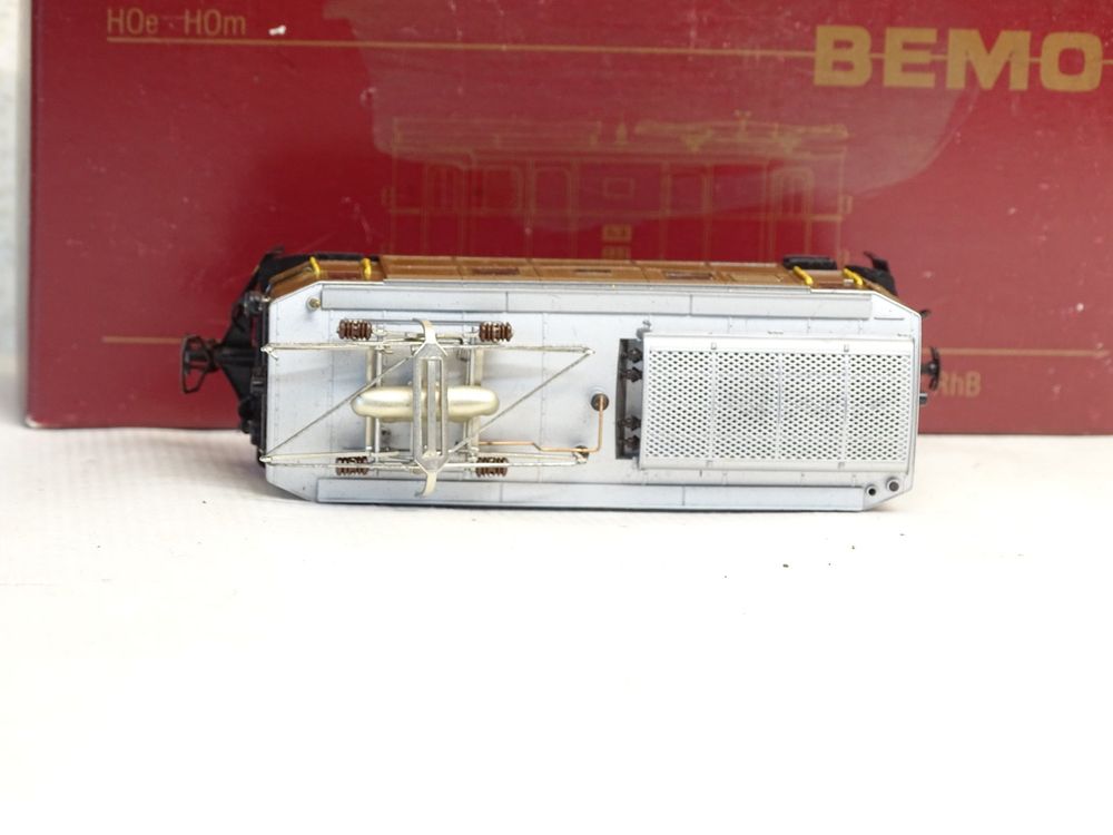 Bemo Modelleisenbahnen: Bemo 1256 122 RhB Elektrolok Ge2/4 222, Braun, H0m, OVP – Gebraucht aus Wohlen AG von Ex-Naruemon1964 3