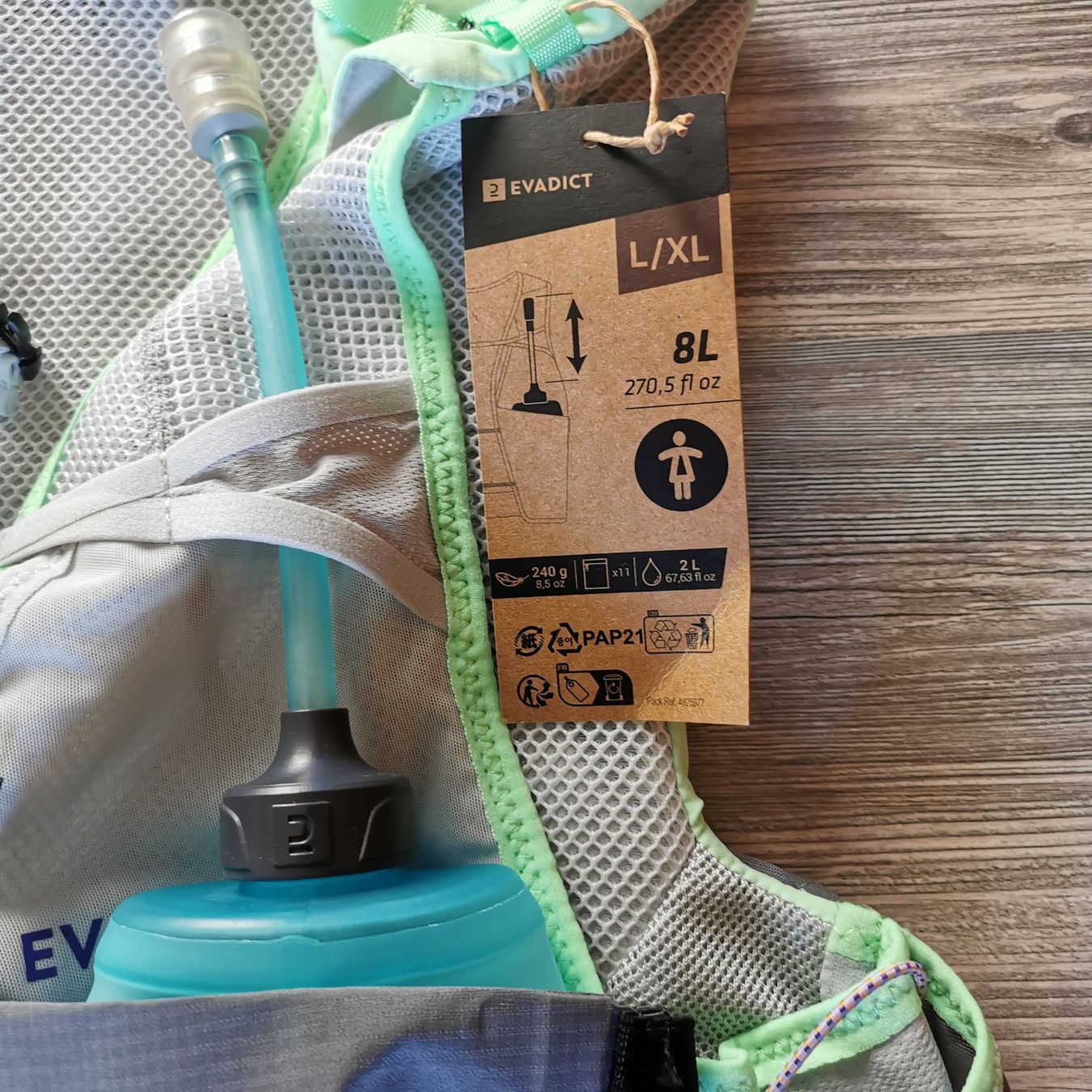 Decathlon Zaini: Sac de trail Evadict – Nuovo (secondo la descrizione) da Les Verrières venduto da Bordon 2