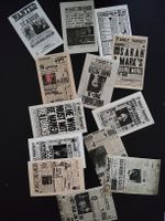 lot d'étiquettes scrapbooking Harry Potter 