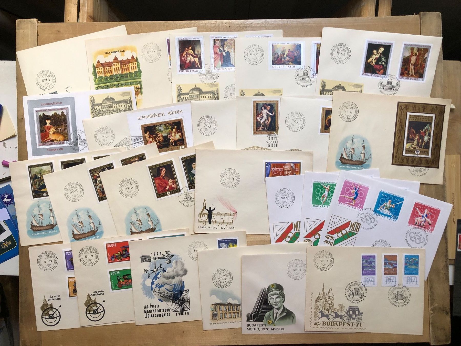 Tutti i francobolli: Hongrie/Ungarn 220 FDC 1963 - 1976 – Usato da Neuchâtel venduto da Atahuallpa 4