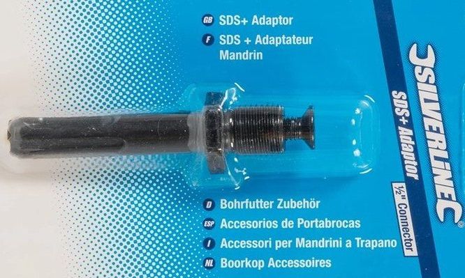 Trapani: SDS-Plus-Adapter mit 1/2"-Kupplung  Silverline – Nuovo e nell'imballaggio originale da St. Gallen venduto da schnaeppchen-preise 1