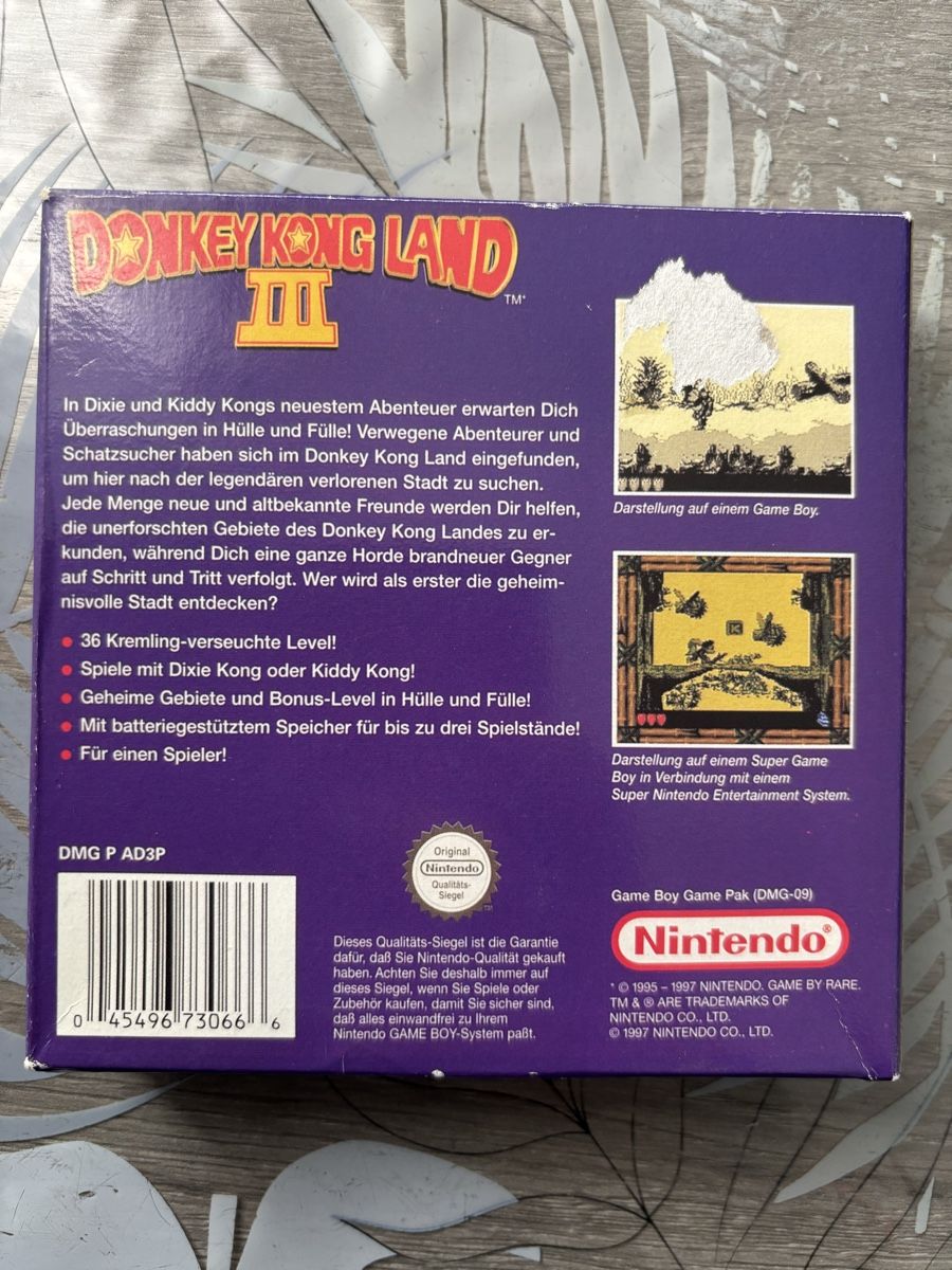 Spiele: Donkey Kong Land III Game Boy Deutsche – Gebraucht aus Genève von sho_67qj 6