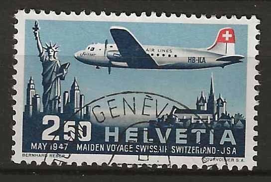 Tutti i francobolli: PA042 - Pro Aero F42 obl. – Usato da Trélex venduto da Phil_Albert