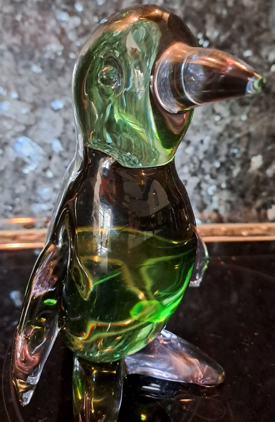 Murano Figuren: Schöner Muranoglas Pinguin – Gebraucht aus Wallisellen von monbijoux009 2