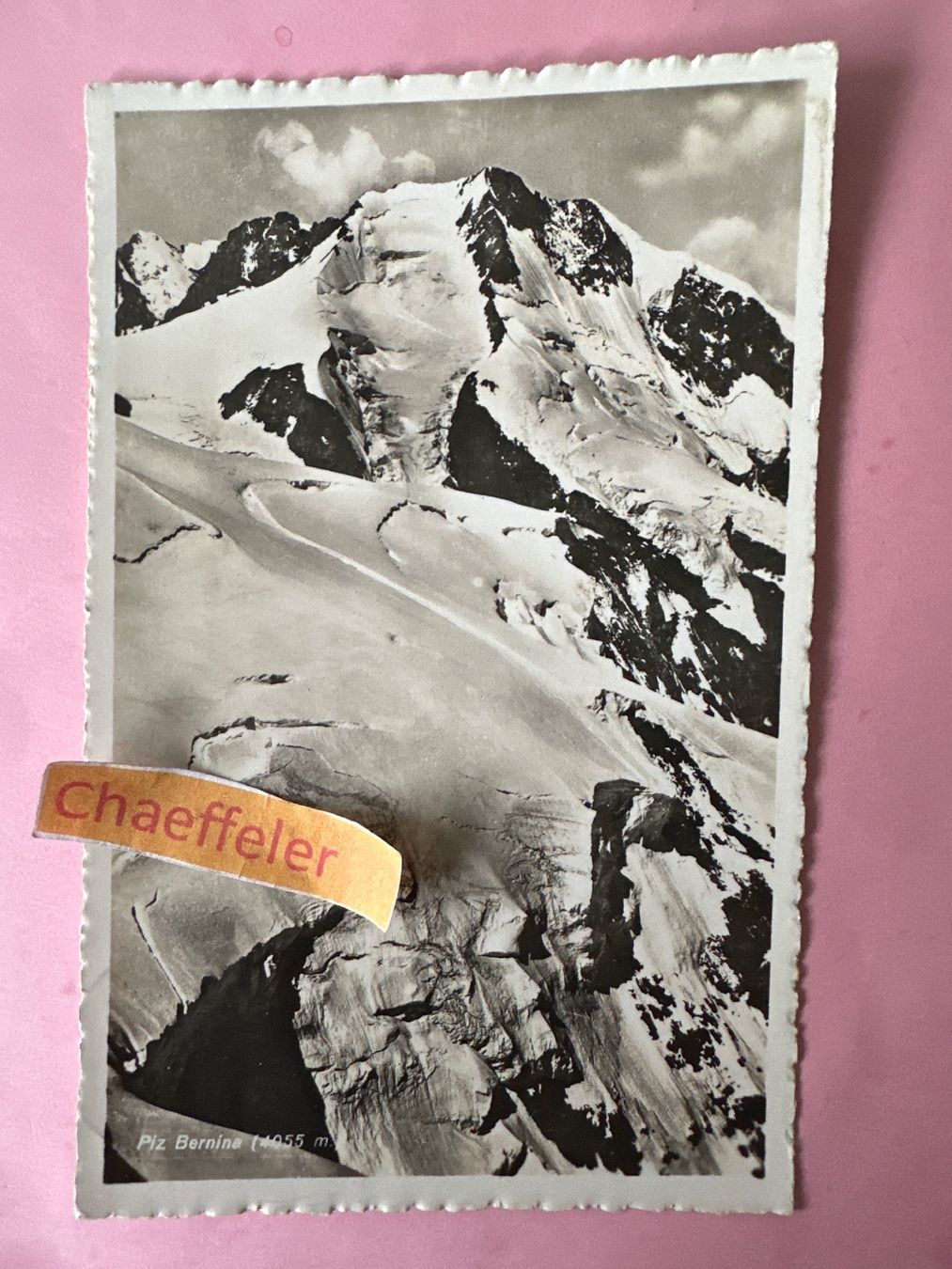 Cartoline postali: 1941 Piz Bernina – Usato da Zürich venduto da Chaeffeler