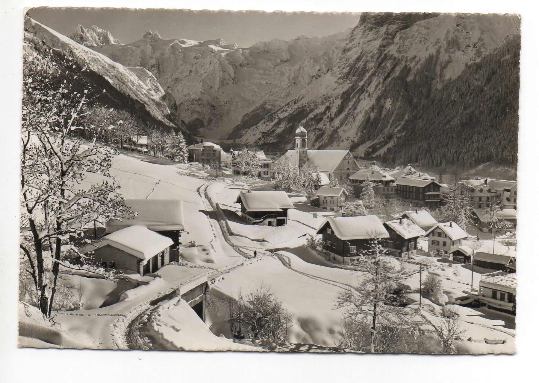 Cartoline postali: ENGELBERG im Winter – Usato da Jona venduto da philajona