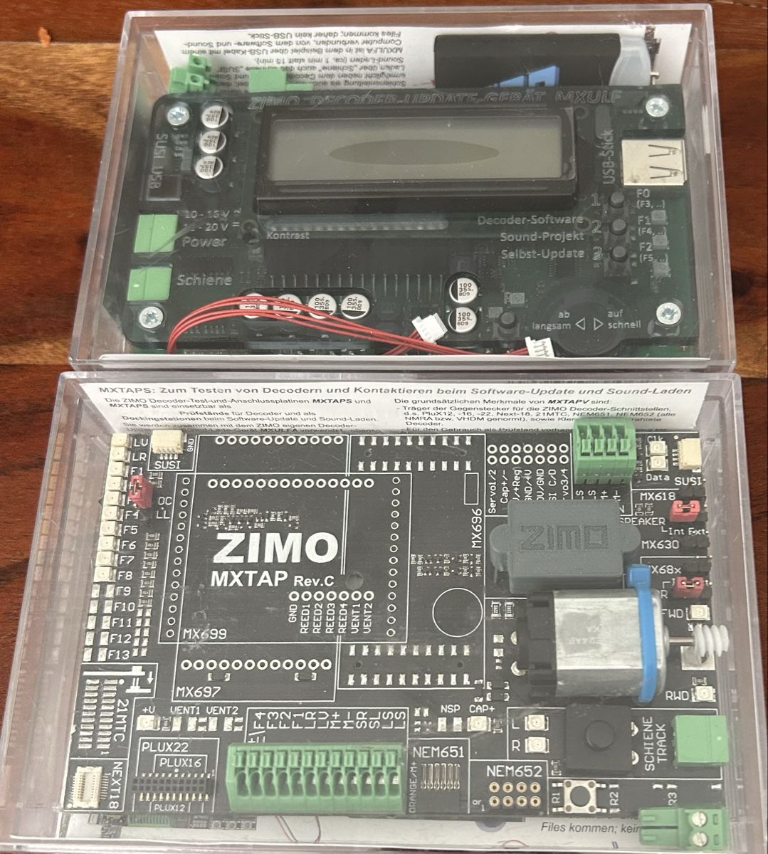 Zimo Modellini di ferrovie: ZIMO MXULFA ET MXTAP  – Nuovo e nell'imballaggio originale da La Tour-de-Peilz venduto da rogue1