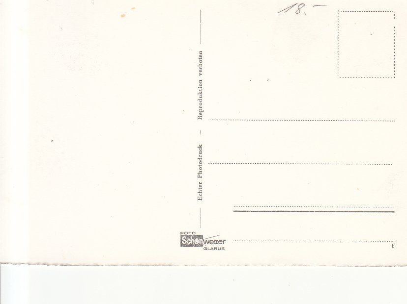 Cartoline postali: Klöntalsee ca. 1950 – Usato da Bürglen TG venduto da StampGraf 1