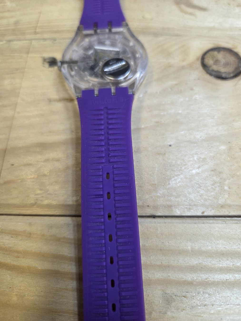 Swatch Uhren: Original Swatch New Gent Skeleton Violett  – Gebraucht aus Zug von olx_5shp 5