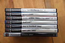 7x Sport Spiele für die PS2