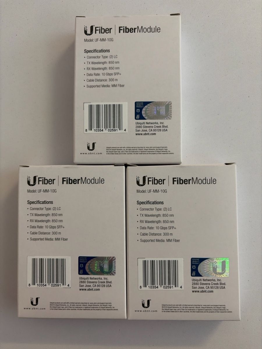 Ubiquiti Lecteurs & Adaptateurs: UBIQUITI FiberModule UF-MM-10G – Neuf avec emballage d'origine à Beromünster par ric_5btg 1