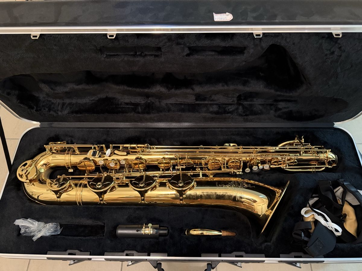 Thomann Strumenti musicali: Thomann BariPRO baritone saxophone mit Zubehör – Usato da Adliswil venduto da malteof