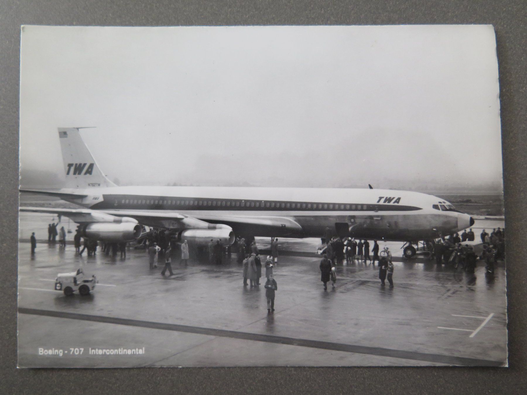 Cartoline postali: TWA - BOEING - 707 INTERCONTINENTAL – Usato da Wittenbach venduto da lipasal