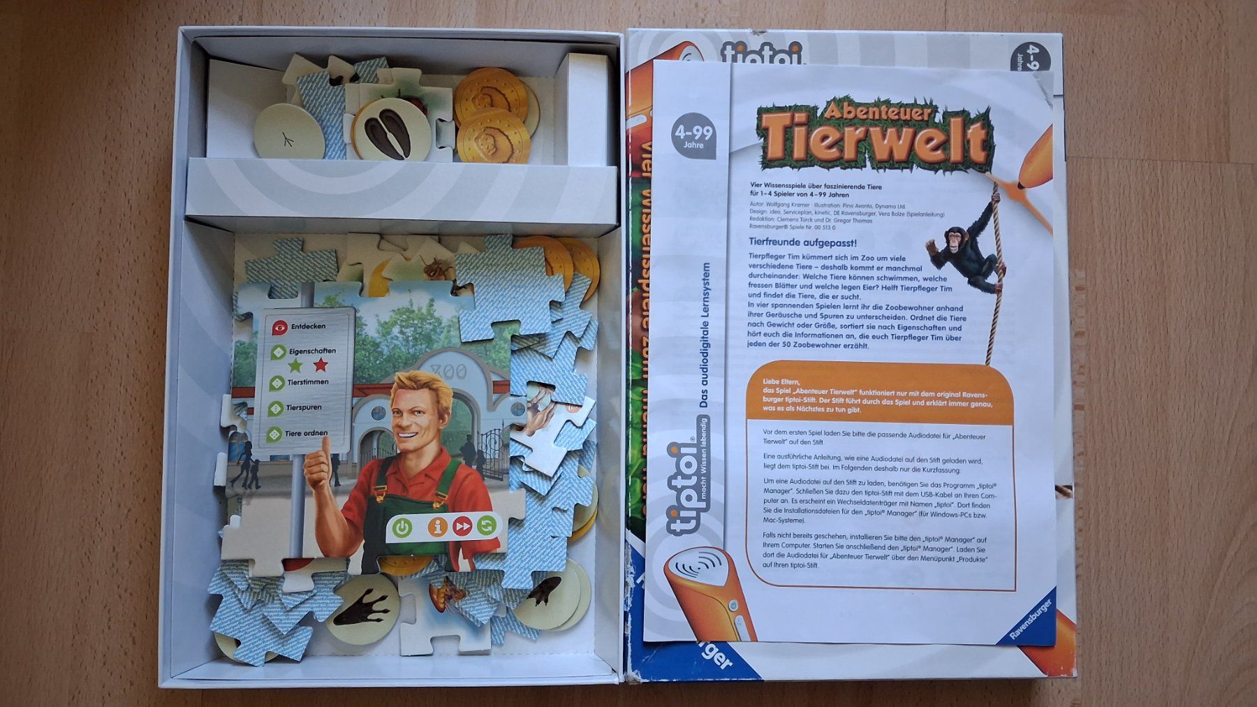 Tiptoi Giochi: tip toi Abenteur Tierwelt – Usato da Fribourg venduto da mar_wd7v 1