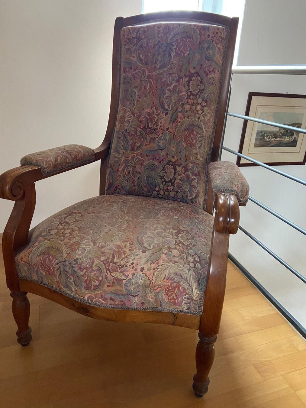 Poltrone: Antiker Sessel, Stilmöbel, Nussbaum – Usato da Lohn SH venduto da Winter03 1