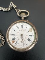 Taschenuhr A. Furter Zuerich 1891 mit Kette