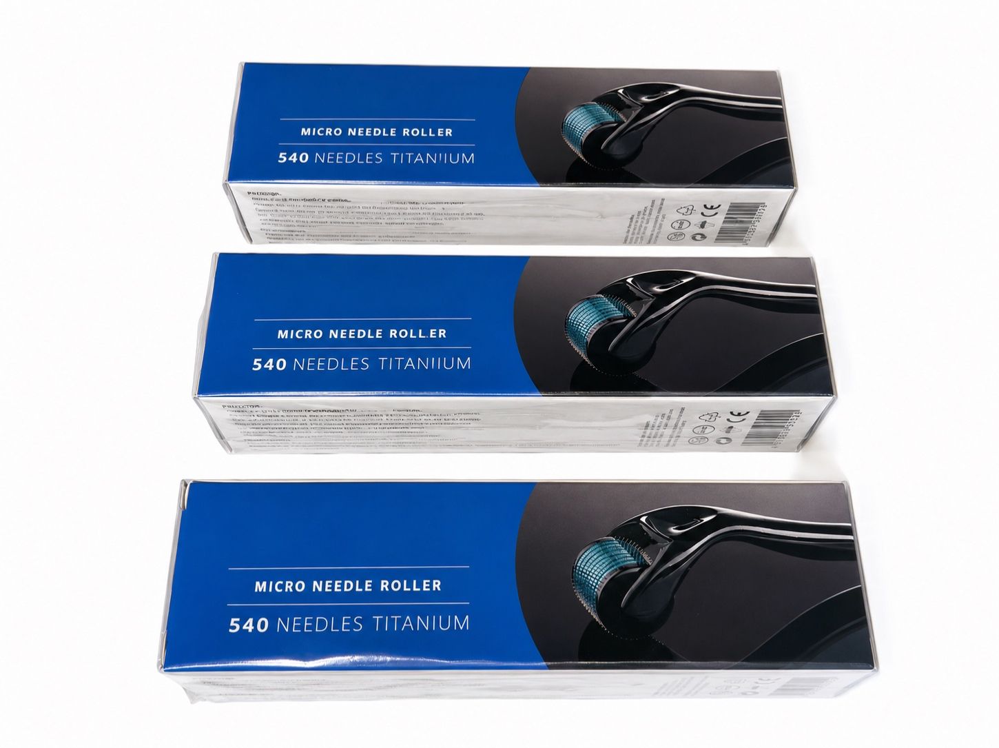 Cura del viso: Set 3x  Derma Roller Micro Aghi Titanio 1.0mm - NEW – Nuovo e nell'imballaggio originale da Lugano venduto da Smerovingio