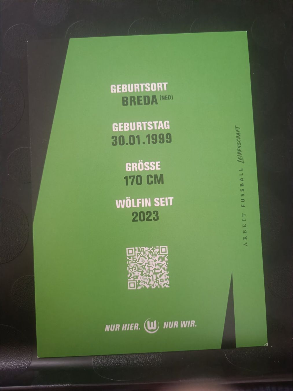 Autografi: Ella Peddemors - NED - Handsigniert – Usato da Menziken venduto da Artographs 1