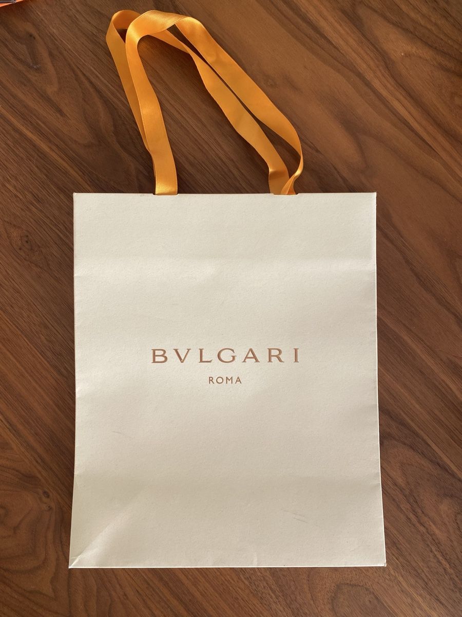 Bulgari Borse da donna: Originale Bulgari Papiertragetasche / Geschenktüte – Usato da Zürich venduto da blancali 2