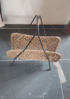 Vintage Rattan Zeitschriftenständer