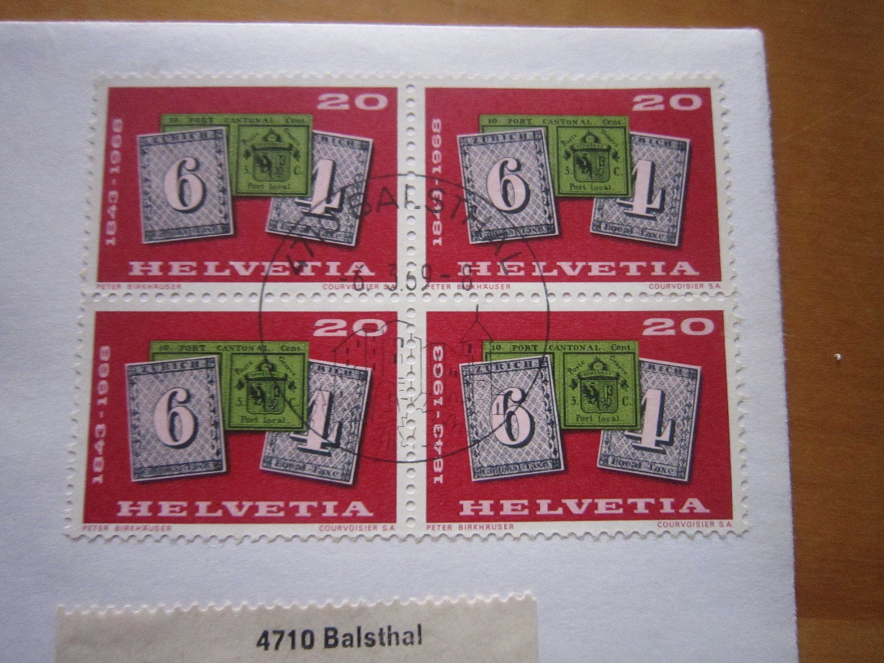Tous les timbres: Mk2 Bahlstal schönen Brief 1969 – D'occasion à Gordola par Polentaefung 1