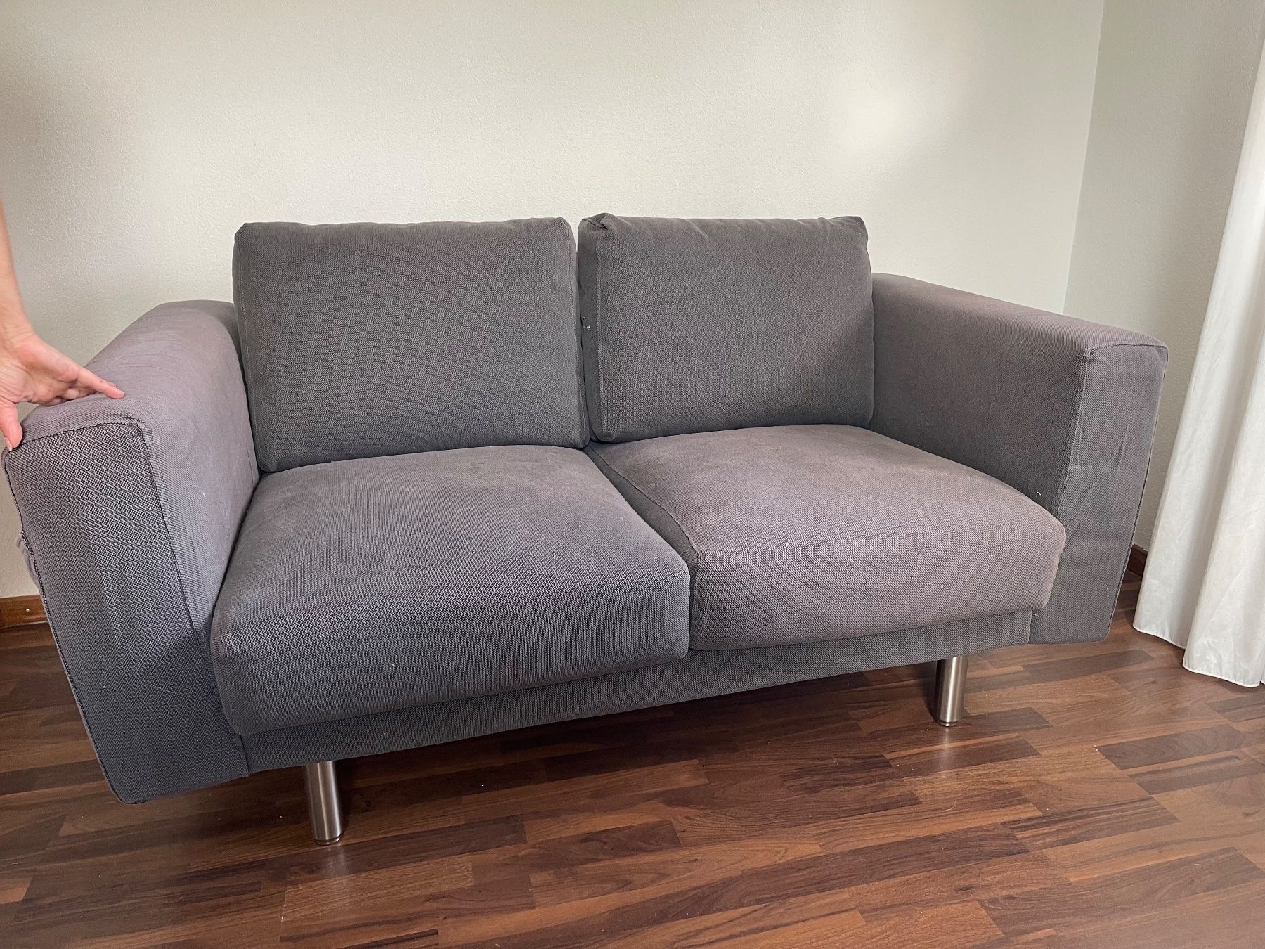 Ikea Divani: IKEA NORSBORG 2er-Sofa anthrazit/grau, abnehmbare & waschbar – Usato da Winterthur venduto da Lalacla
