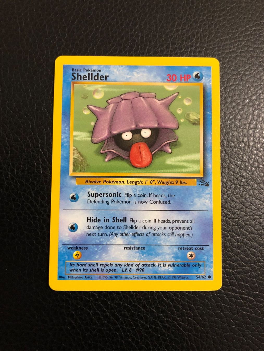 Pokémon Carte collezionabili: Fossil Shellder 54/62 ab 1 – Usato da Paradiso venduto da Pkmn10