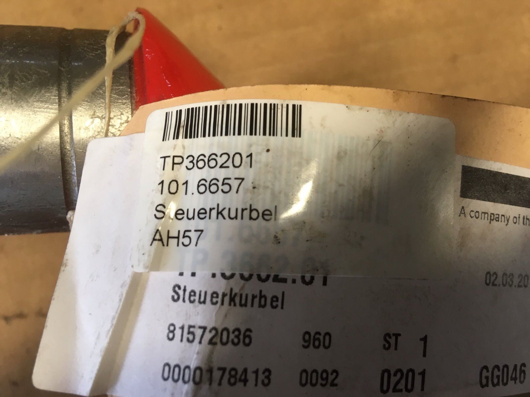 Aebi Tutte le macchine: KURBEL ZU AEBI LD 20    TP366201 – Nuovo (secondo la descrizione) da Trubschachen venduto da WingeierAG 1